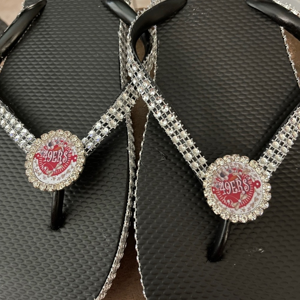 Sam Francisco 49ers sandals